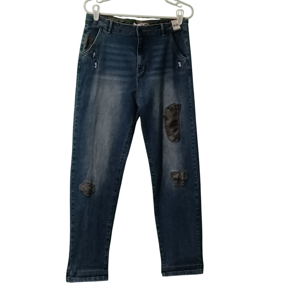 Cotton On Kids Superman Straight Fit Jeans Blue Camo 7343634-02 Size 19-20 NWT